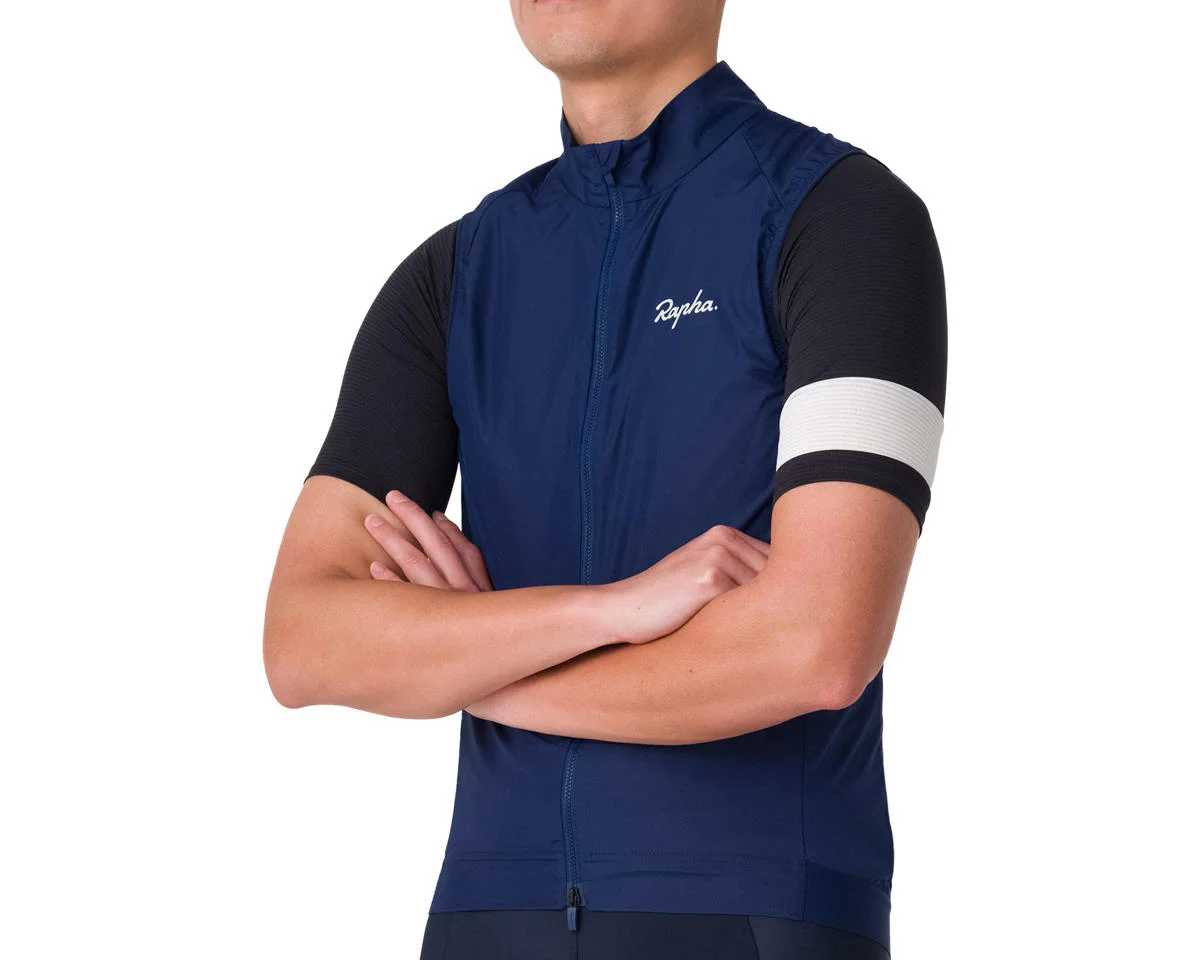 Rapha Men's Core Gilet Vest (Navy/White) (M)